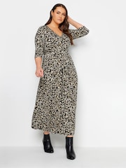 Yours Curve Black Leopard Print Maxi Print - Image 3 of 4
