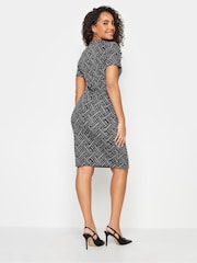 M&Co Jacquard V-Neck Dress - Bild 2 von 4