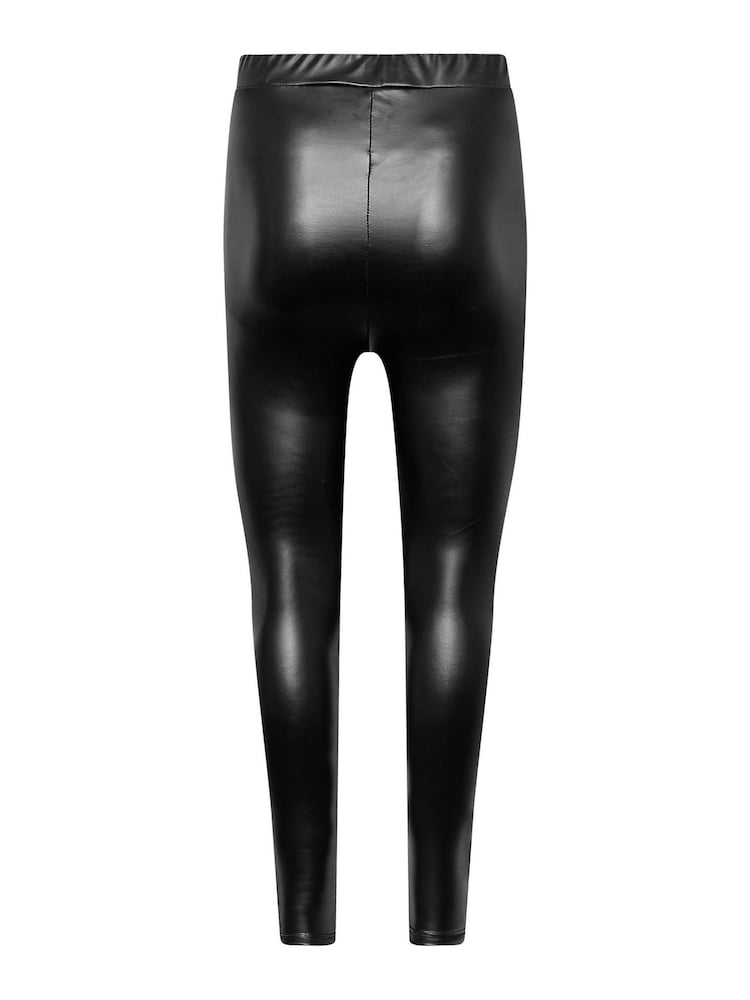 Leggings elásticos de efecto cuero de PixieGirl Petite - Imagen 4 de 4 Leggings elásticos de efecto cuero de PixieGirl Petite - Imagen 4 de 4
