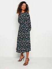 M&Co Green Long Sleeve Smock Dress - Image 2 of 4
