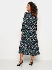M&Co Green Long Sleeve Smock Dress - Image 3 of 4