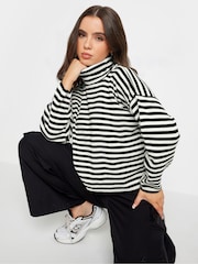 PixieGirl Petite Black Stripe Roll Neck Jumper - Image 4 of 4