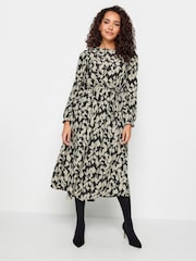 M&Co Black Long Sleeve Smock Dress - Image 1 of 5