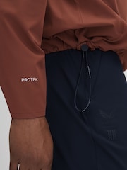Reiss Rust Dalton Castore Water Repellent Track Jacket - Image 6 of 8