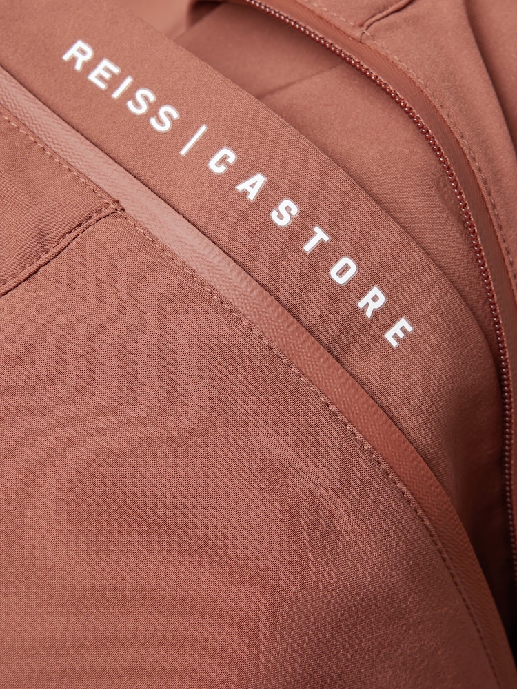 Reiss Rust Dalton Castore Water Repellent Track Jacket - Image 8 of 8