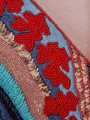 Raishma Embellished Textured Mini Dress - Image 5 of 6