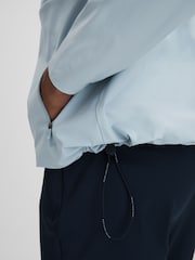 Blau & Silberfarben - Reiss Dalton Castore Wasserabweisende Trainingsjacke - Bild 6 von 7