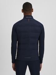 Reiss Midnight Navy Cruze Castore Water Repellent Hybrid Quilted Jacket - Image 5 of 8