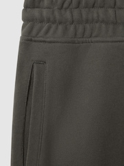 Reiss Khaki Ali Fleece Lined Cotton Joggers - Image 6 of 6