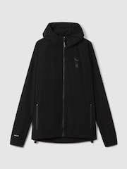 Reiss Onyx Black Adler Castore Water Repellent Running Jacket - Image 2 of 7