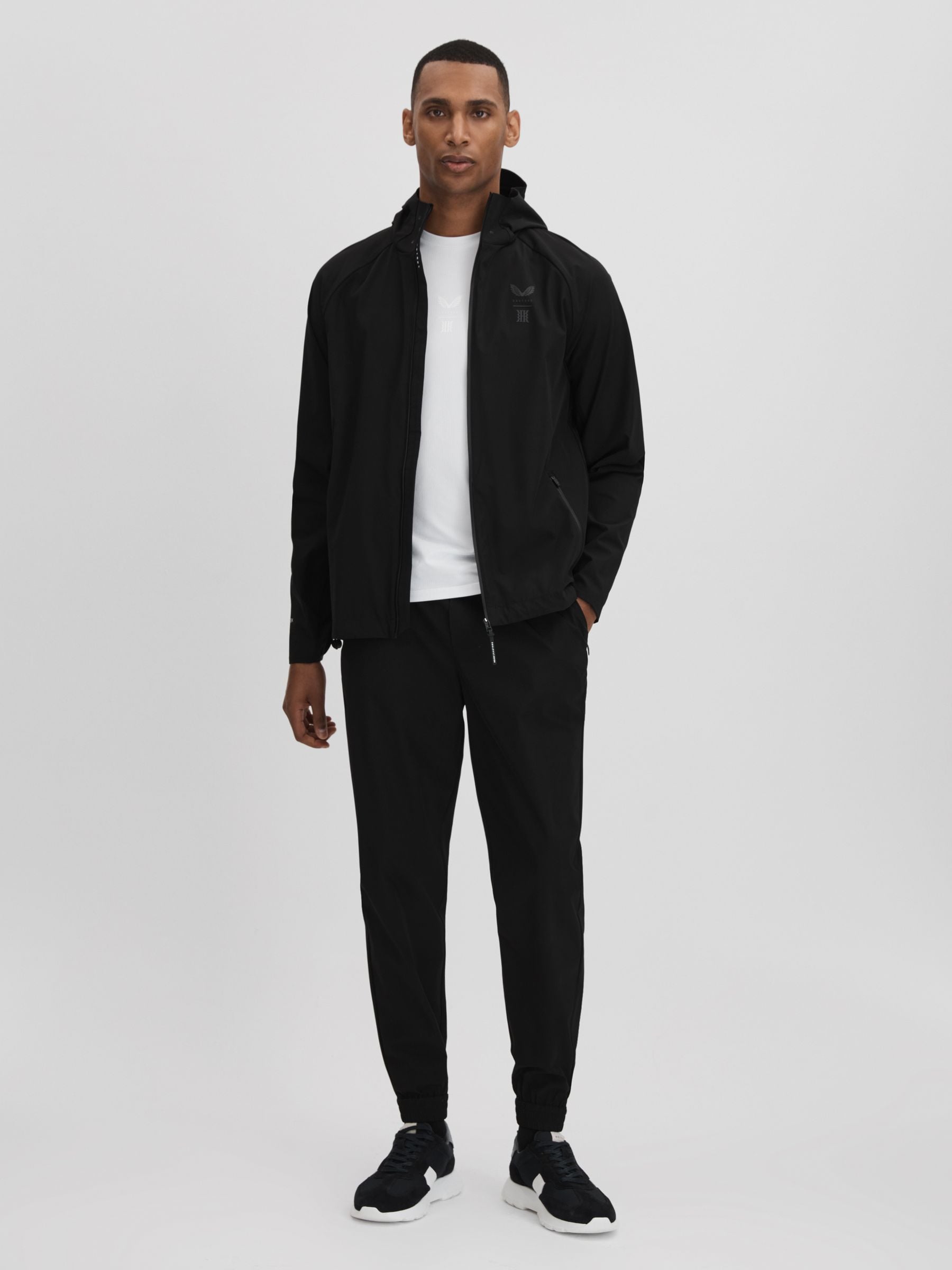 Buy Reiss Onyx Black Adler Castore Water Repellent Running