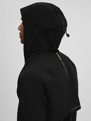 Reiss Onyx Black Adler Castore Water Repellent Running Jacket - Image 6 of 7