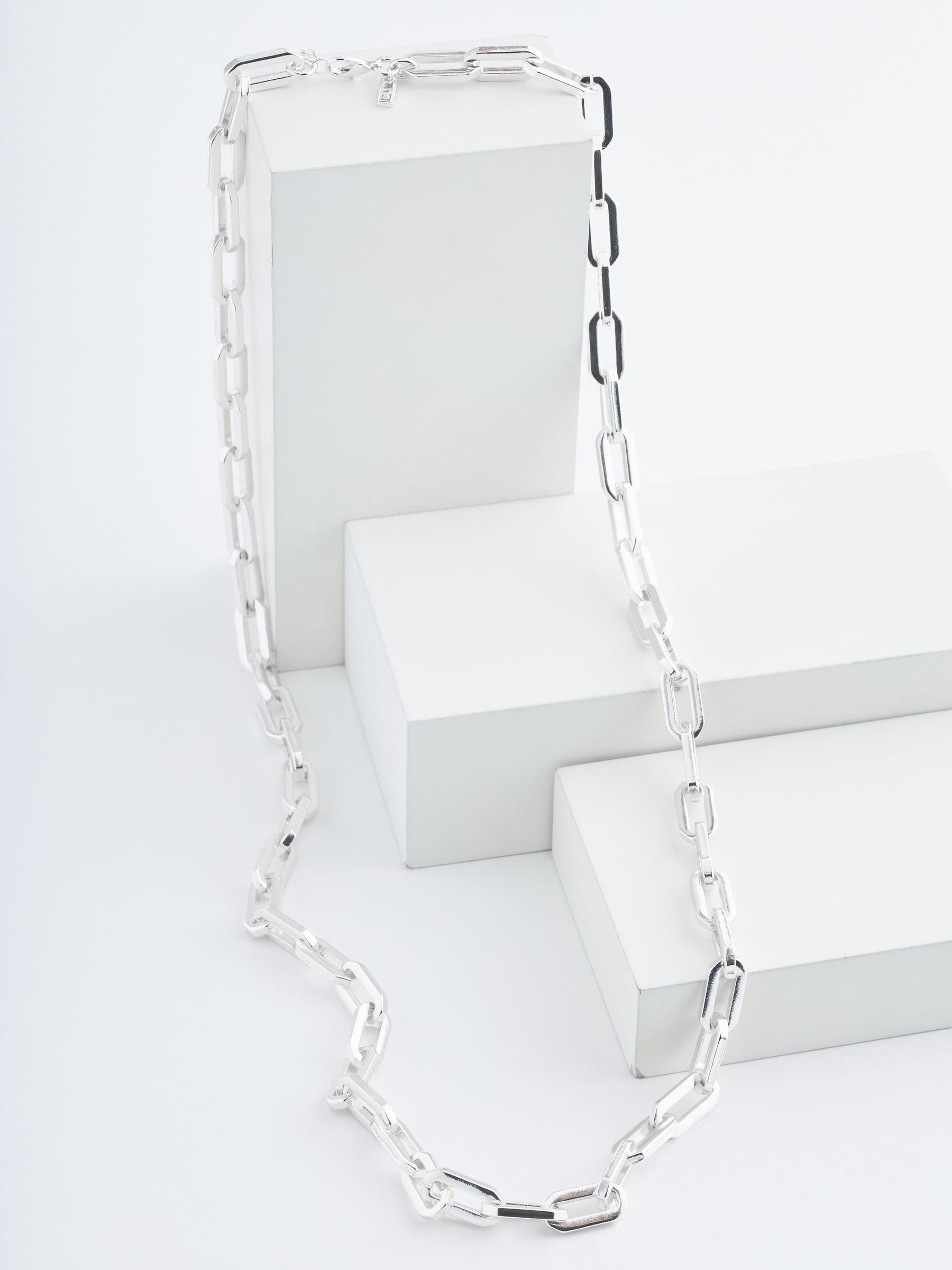 ■ENGBROX■ silver925 cosmic long necklace EBNL24059SV Buy Silver Tone Long Chain Link Necklace from Next Australia