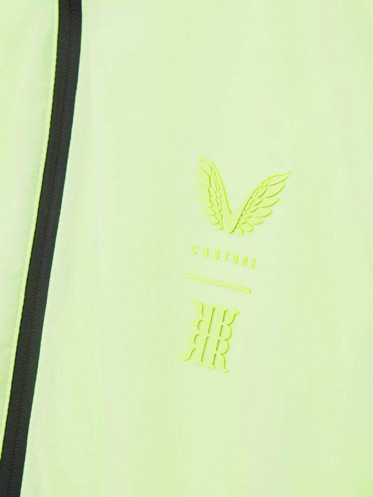 Reiss Iced Citrus Yellow Adler Castore Water Repellent Running Jacket - Image 9 of 9