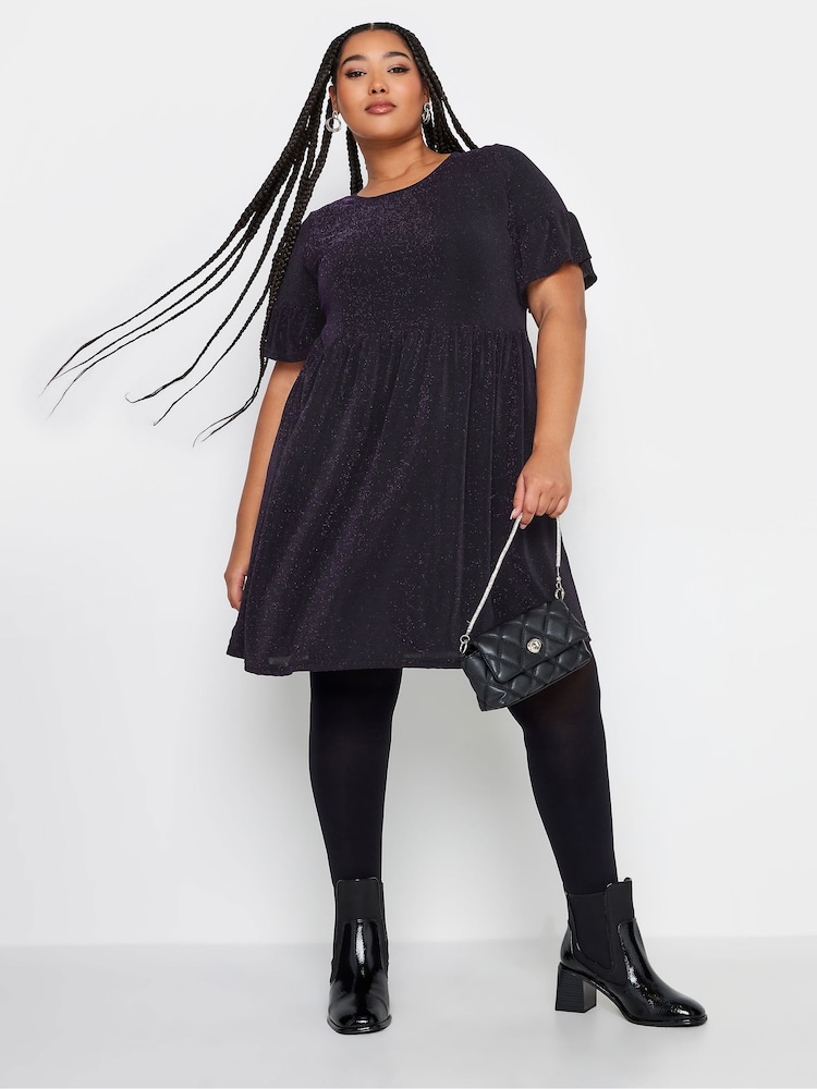 Lila - Yours Curve Peplum Papillote​​​​​​​ Tunika​​​​​​​ - Bild 1 von 4