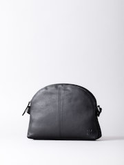 Lakeland Leather Black Elterwater Curved Cross-Body Bag - Image 3 of 6