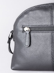 Lakeland Leather Black Elterwater Curved Cross-Body Bag - Image 5 of 6
