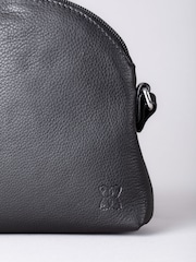 Lakeland Leather Black Elterwater Curved Cross-Body Bag - Image 6 of 6