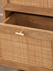 Pacific Natural Rattan 3 Drawer Tall Unit - Image 2 of 6
