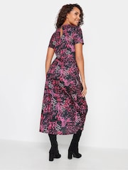 M&Co Black Petite Gathered Waist Dress - Image 2 of 5