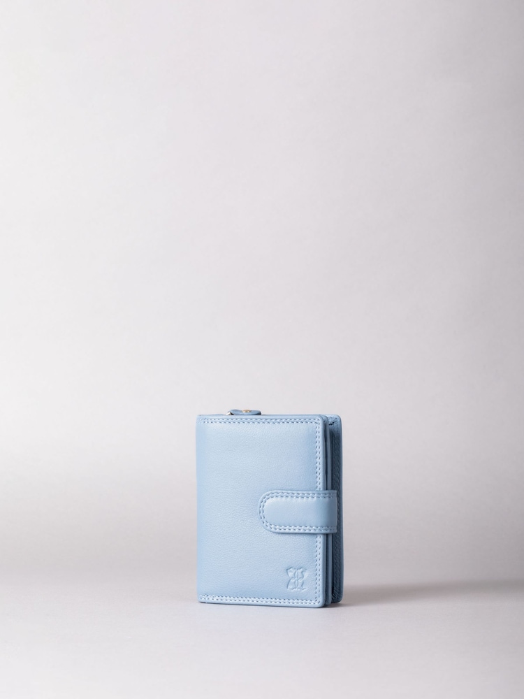 Azul cielo - Monedero pequeño de Lakeland Leather - Imagen 1 de 4 Azul cielo - Monedero pequeño de Lakeland Leather - Imagen 1 de 4