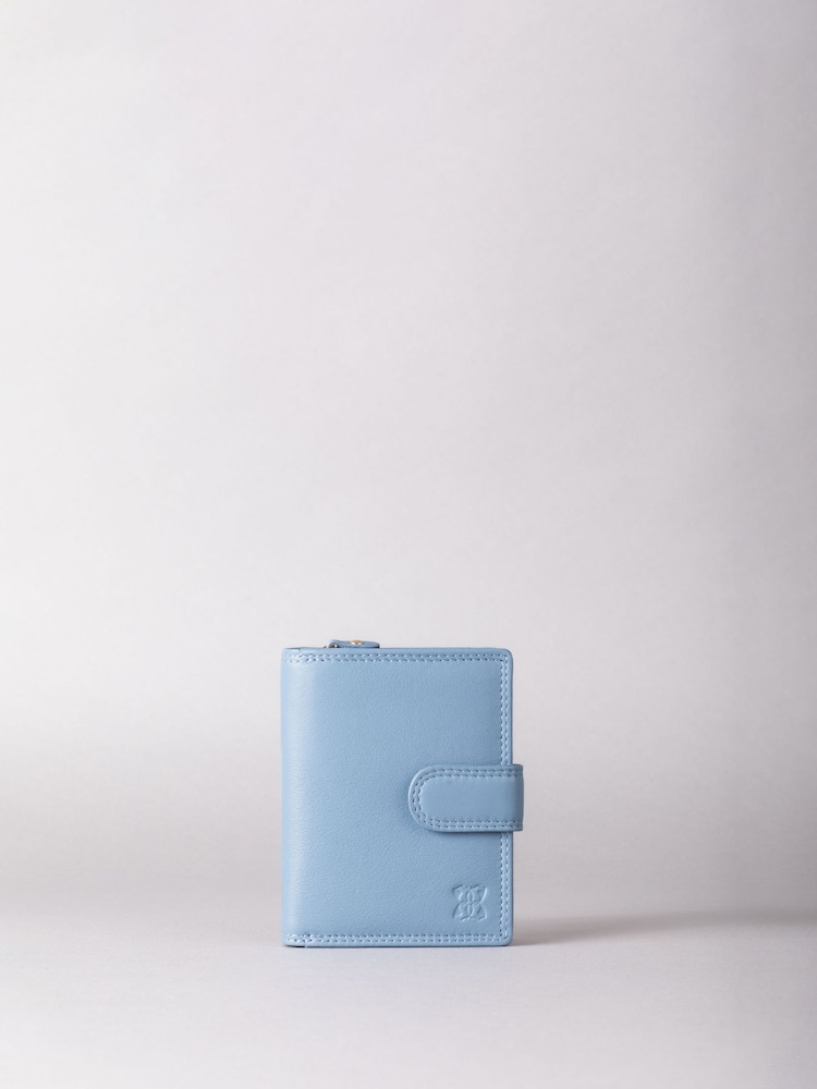 Azul cielo - Monedero pequeño de Lakeland Leather - Imagen 2 de 4 Azul cielo - Monedero pequeño de Lakeland Leather - Imagen 2 de 4