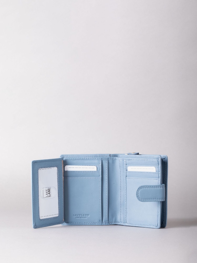 Azul cielo - Monedero pequeño de Lakeland Leather - Imagen 4 de 4 Azul cielo - Monedero pequeño de Lakeland Leather - Imagen 4 de 4