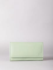 Lakeland Leather Light Green Large Purse - Image 3 of 4