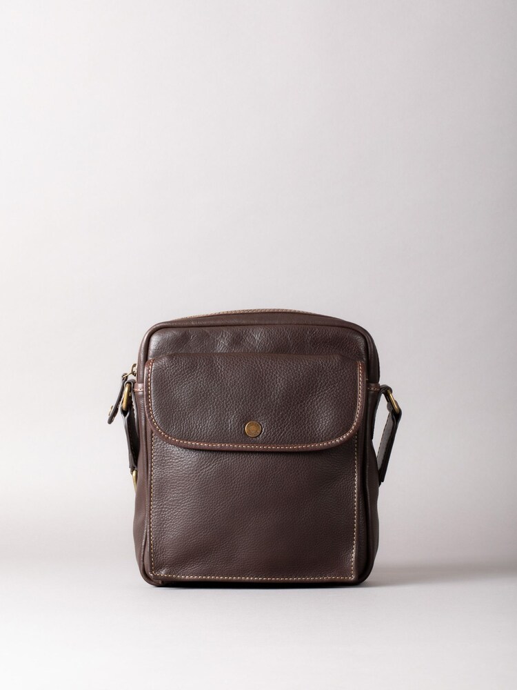 Lakeland Leather Brown Kelsick Leather Reporter Bag - Image 2 of 7