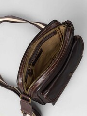 Lakeland Leather Brown Kelsick Leather Reporter Bag - Image 4 of 7