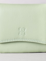 Lakeland Leather Green Small Flapover Purse - Image 4 of 4
