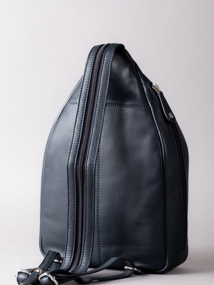 Lakeland Leather Blue Langdale Backpack - Image 2 of 5
