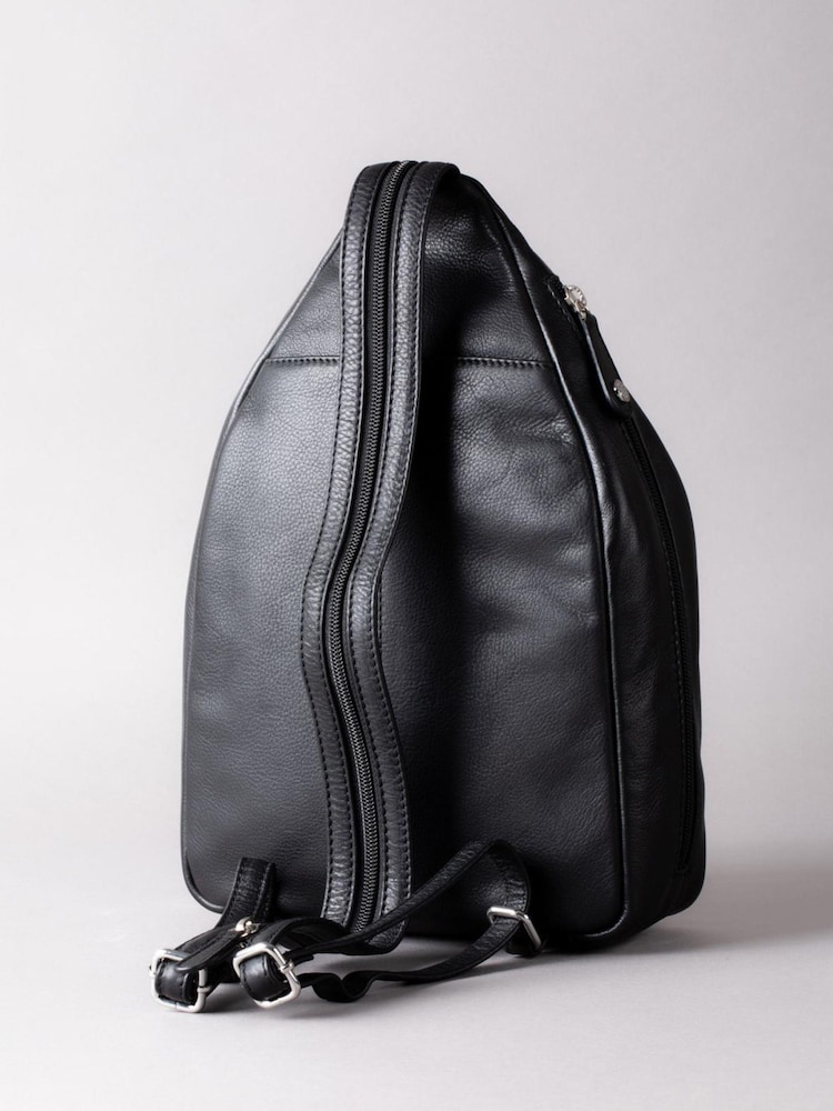 Schwarz - Lakeland Leather Langdale Backpack - Bild 2 von 4 Schwarz - Lakeland Leather Langdale Backpack - Bild 2 von 4