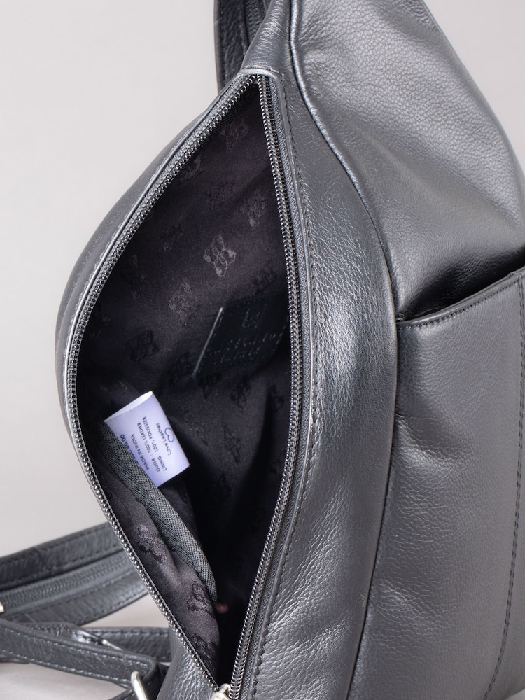 Lakeland Leather Black Langdale Backpack - Image 4 of 4