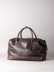 Lakeland Leather Brown Kelsick Leather Holdall - Image 1 of 9