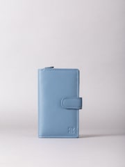 Lakeland Leather Sky Blue Medium Tab Purse - Image 2 of 5