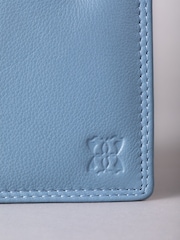 Lakeland Leather Sky Blue Medium Tab Purse - Image 5 of 5