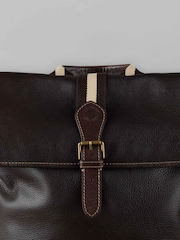 Lakeland Leather Brown Kelsick Leather Rolltop Backpack - Image 1 of 7