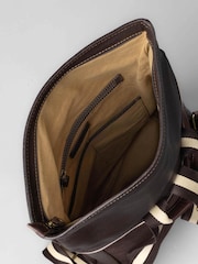 Lakeland Leather Brown Kelsick Leather Rolltop Backpack - Image 7 of 7