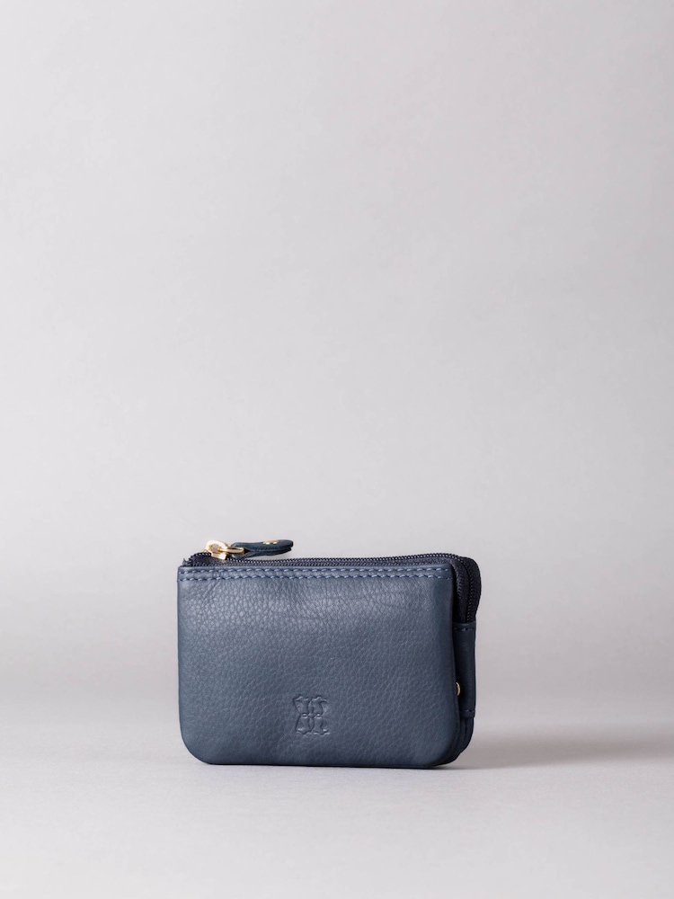 Lakeland Leather Navy blue Multi Pocket Coin Purse - Image 1 of 5