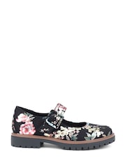 Zwart/wit - Pavers Mary Jane Buckle Shoes with Chunky Sole - Image 1 of 5