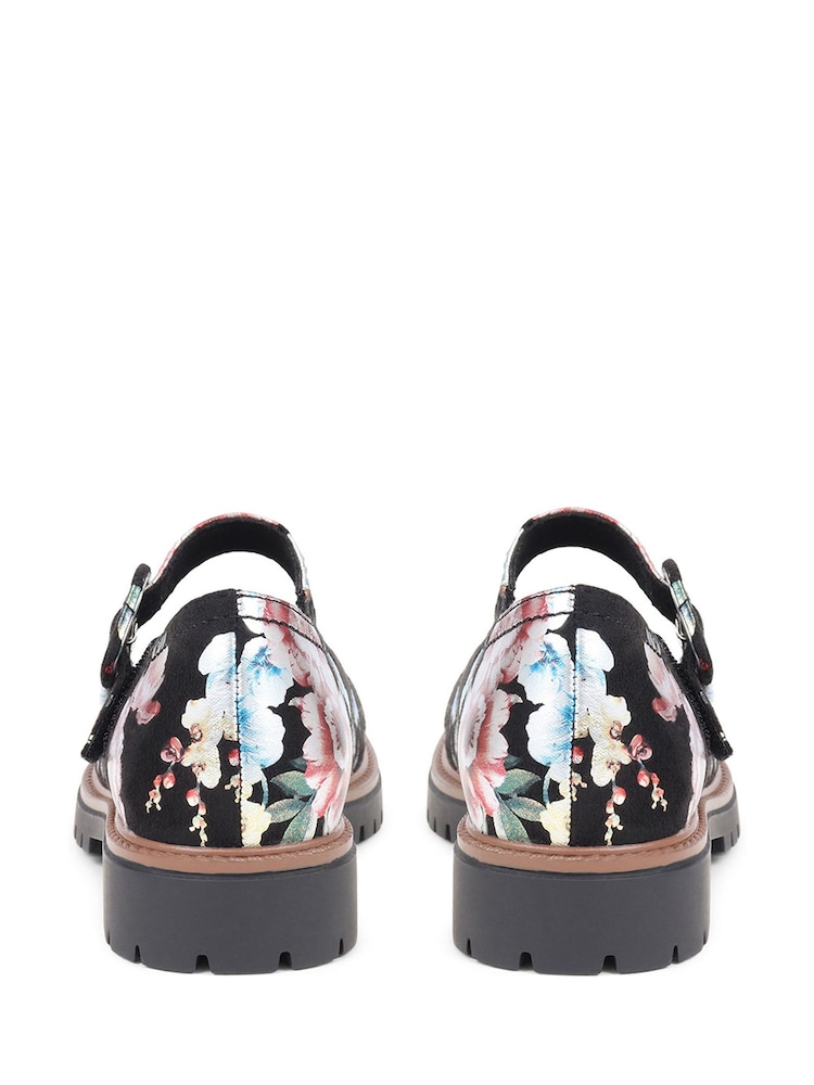 Zwart/wit - Pavers Mary Jane Buckle Shoes with Chunky Sole - Image 3 of 5