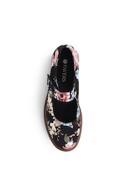 Zwart/wit - Pavers Mary Jane Buckle Shoes with Chunky Sole - Image 4 of 5