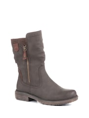Pavers Ruched Calf Boots - Image 1 of 5