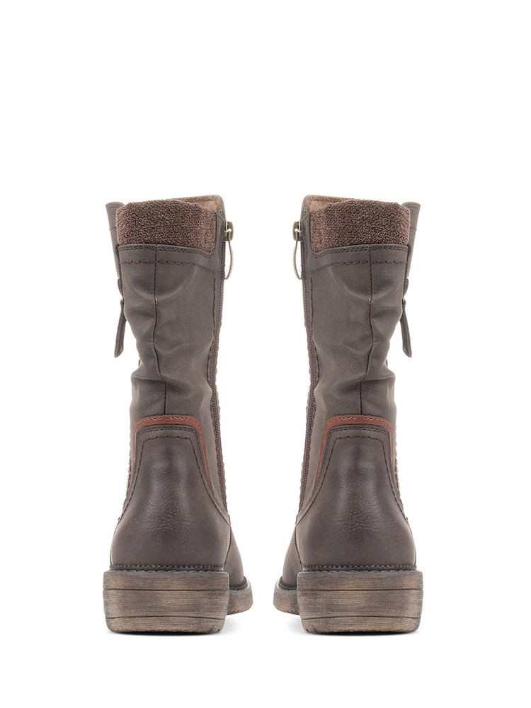 Pavers Ruched Calf Boots - Image 3 of 5