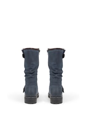 Pavers Buckle Mid Calf Boots - Image 3 of 5