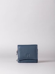 Kevyt Sininen - Lakeland Leather Pieni Flapover Kukkaro - Kuva 2 / 4
