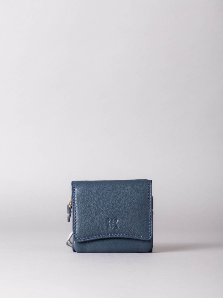 Azul claro - Monedero pequeño con solapa de Lakeland Leather - Imagen 2 de 4 Azul claro - Monedero pequeño con solapa de Lakeland Leather - Imagen 2 de 4