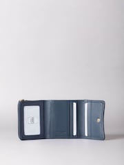 Kevyt Sininen - Lakeland Leather Pieni Flapover Kukkaro - Kuva 3 / 4