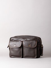 Lakeland Leather Brown Kelsick Leather Messenger Bag - Image 1 of 9
